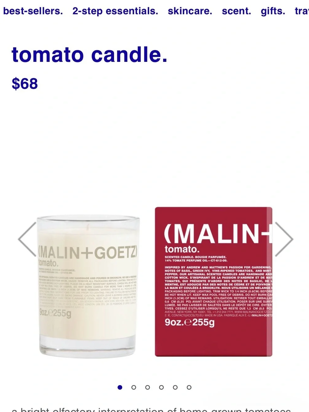 MALIN+GOETZ inspired by
